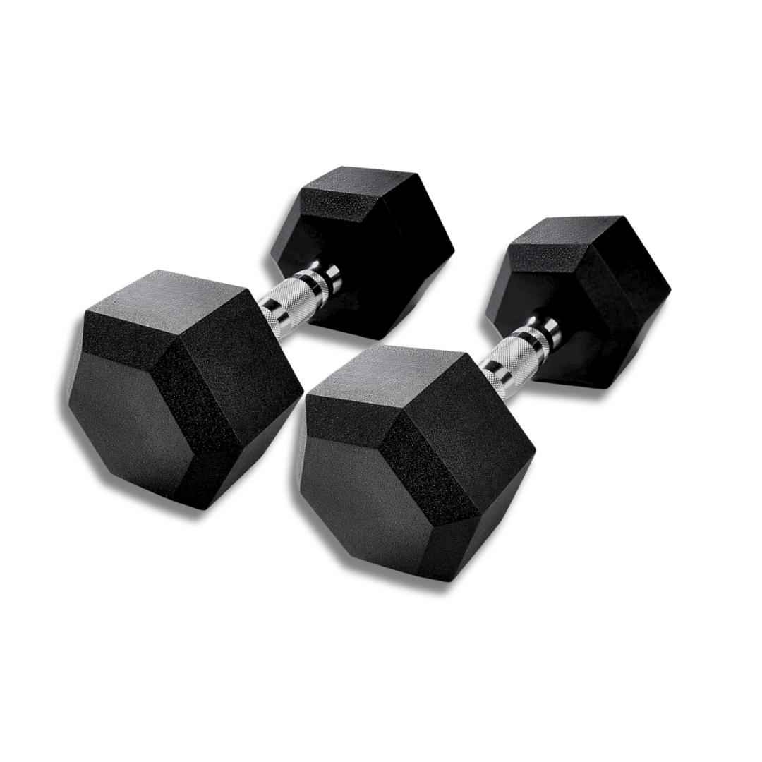 Hexa, PU Dumbbells en opbergrekken