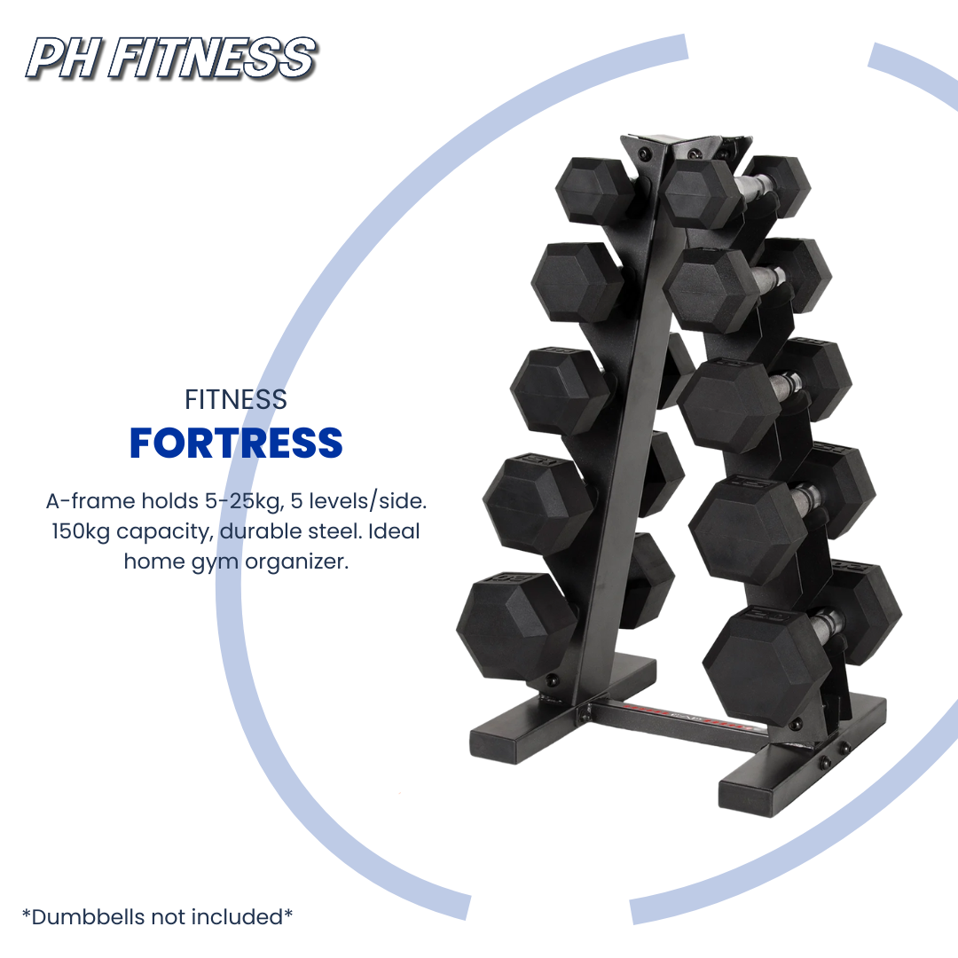 Dumbbell Torenrek – Compact & Professioneel Ontwerp (5 Paar)