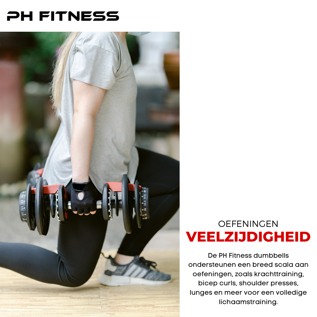 Verstelbare Dumbbells Set 24KG