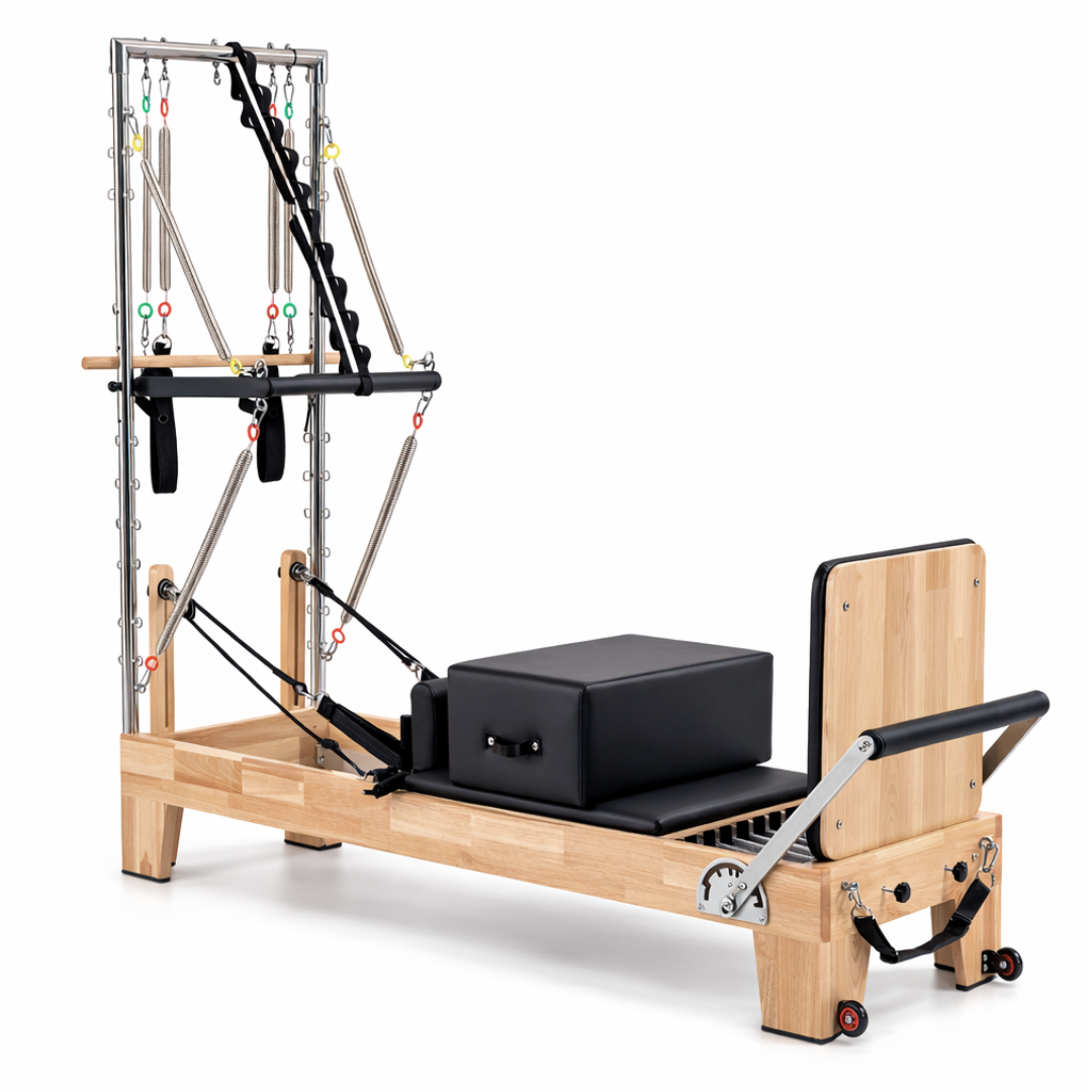 Pilates Reformer aus Holz - Half Trapeze Tower
