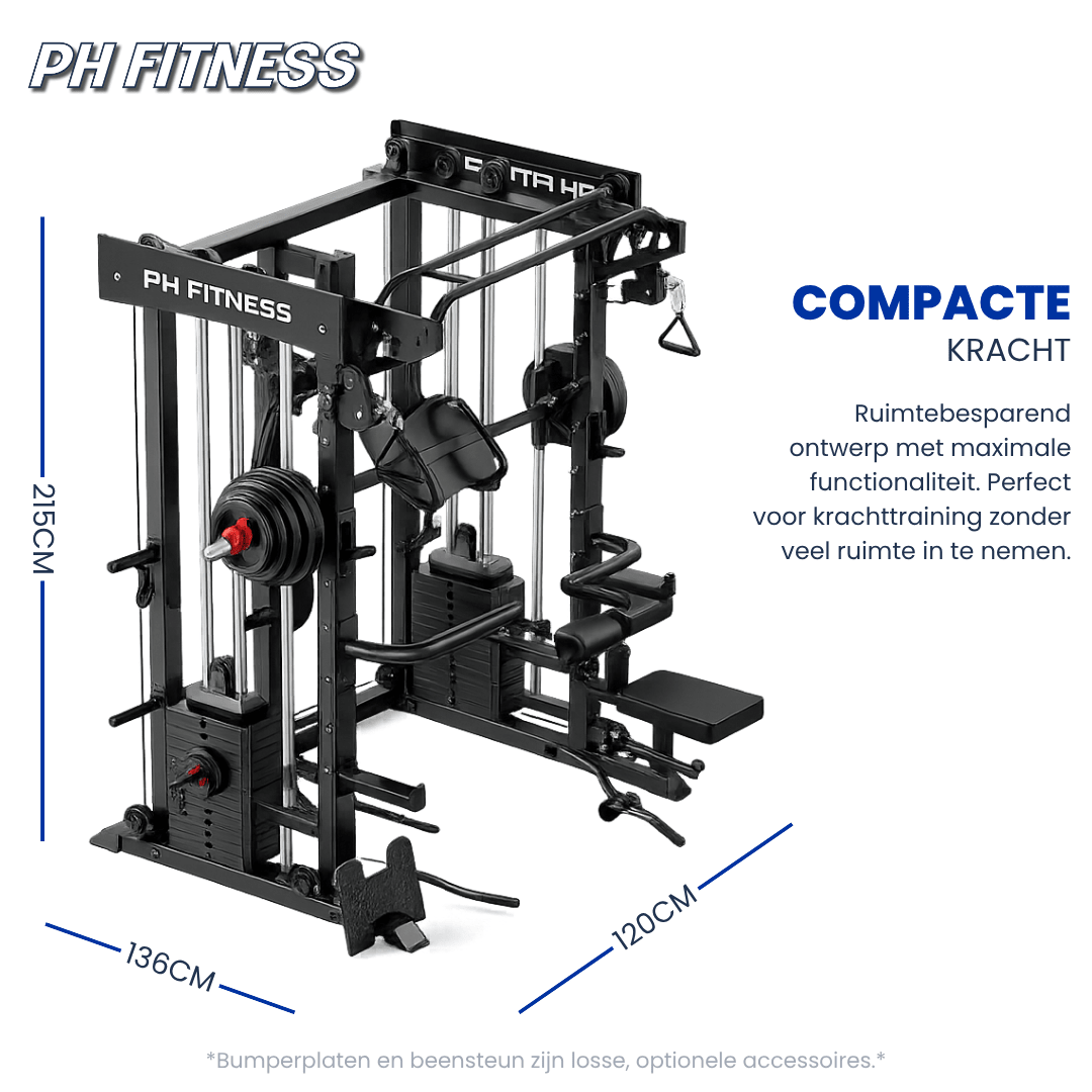 All-in-One Home Gym Power Rack - 160KG Weight Stack - Physical Sports Group B.V.