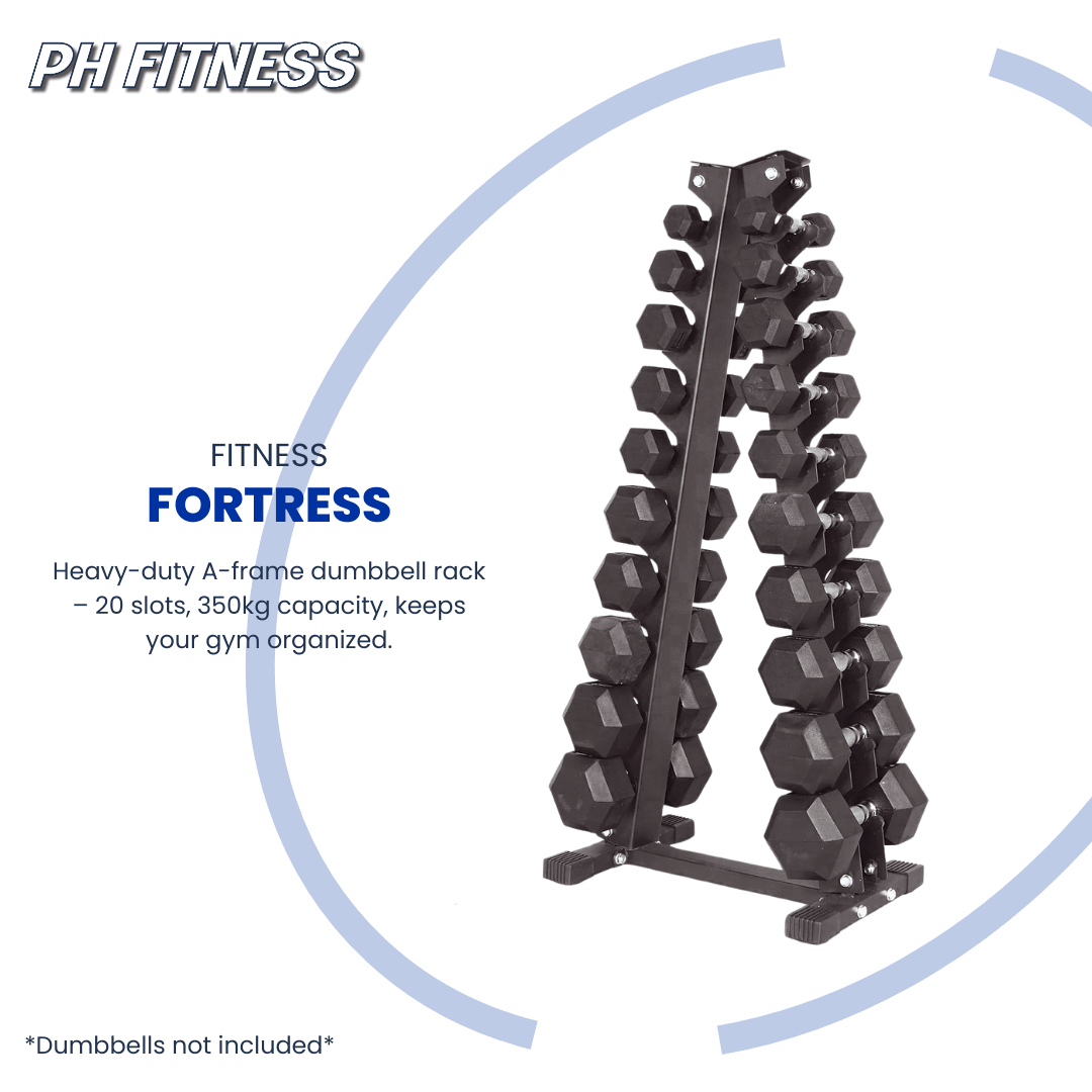 Dumbbell Torenrek – Compact & Professioneel Ontwerp (10 Paar - 1 - 10KG) - PH Fitness