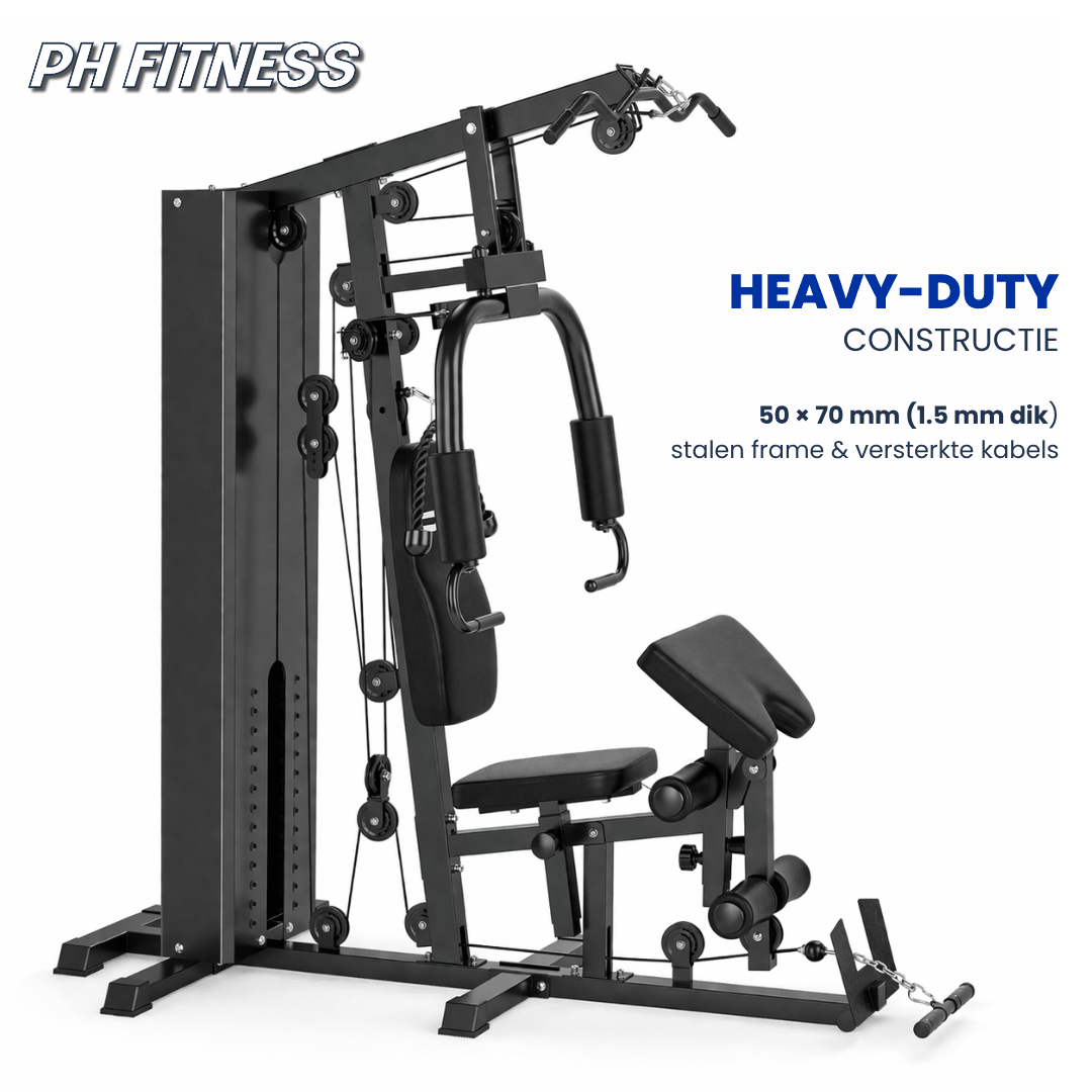 Heavy Duty Functional Trainer - 100KG Weight Stack - Physical Sports Group B.V.