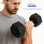 Hexa Dumbbells Sets - 2KG stappen - Physical Sports Group B.V.