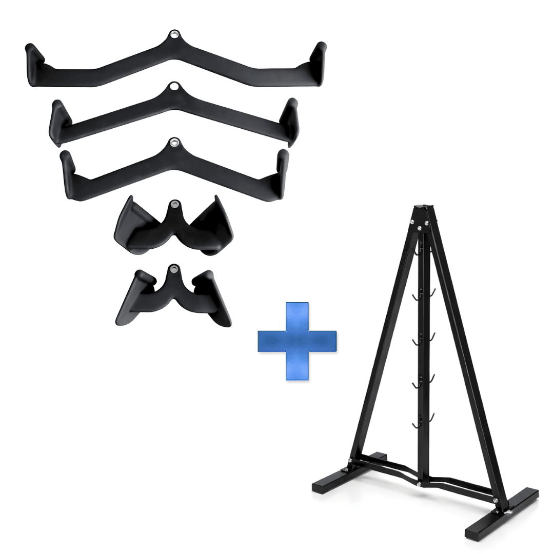 Kabel Accessoire Rek A - Frame – Professioneel Opbergrek voor Kabel Attachments, Lat Bars, Tricep Ropes & Fitness Accessoires - PH Fitness