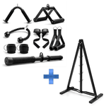 Kabel Accessoire Rek A - Frame – Professioneel Opbergrek voor Kabel Attachments, Lat Bars, Tricep Ropes & Fitness Accessoires - PH Fitness