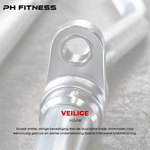 Multi Attachment Grip Set Roestvrij Staal - PH Fitness