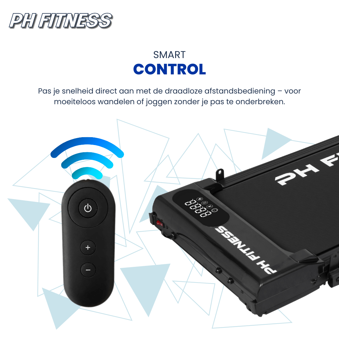 PH Fitness Loopband – 8 km/u – Incline & Handmatige Helling – Opvouwbaar / Inklapbaar – CR - B1FS – Black / Zwart - PH Fitness