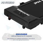 PH Fitness Loopband – Incline & Handmatige Helling – Opvouwbaar / Inklapbaar – CR - A1F - 3 – Black / Zwart - PH Fitness