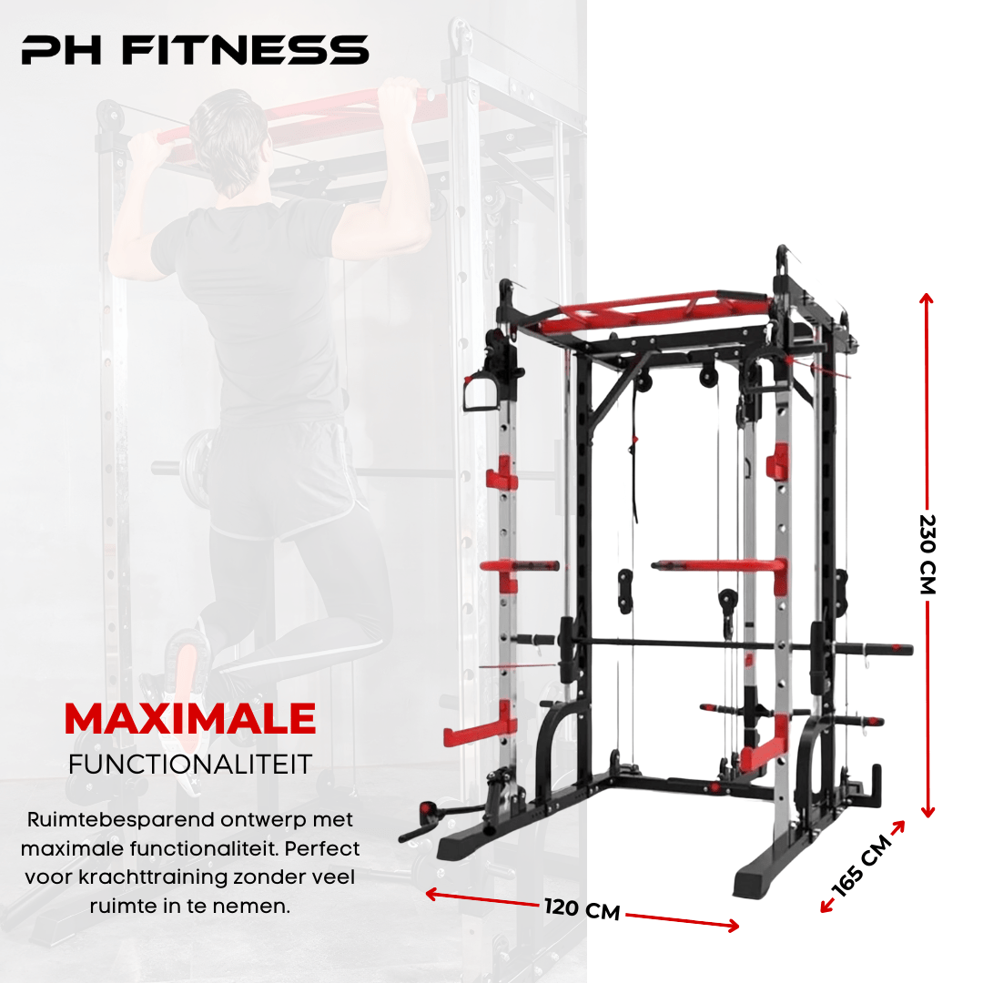 Power Rack met Smith Machine - PH Fitness