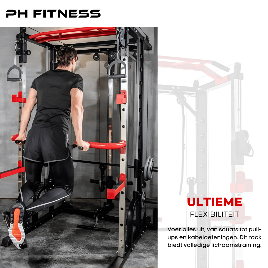 Power Rack met Smith Machine - PH Fitness