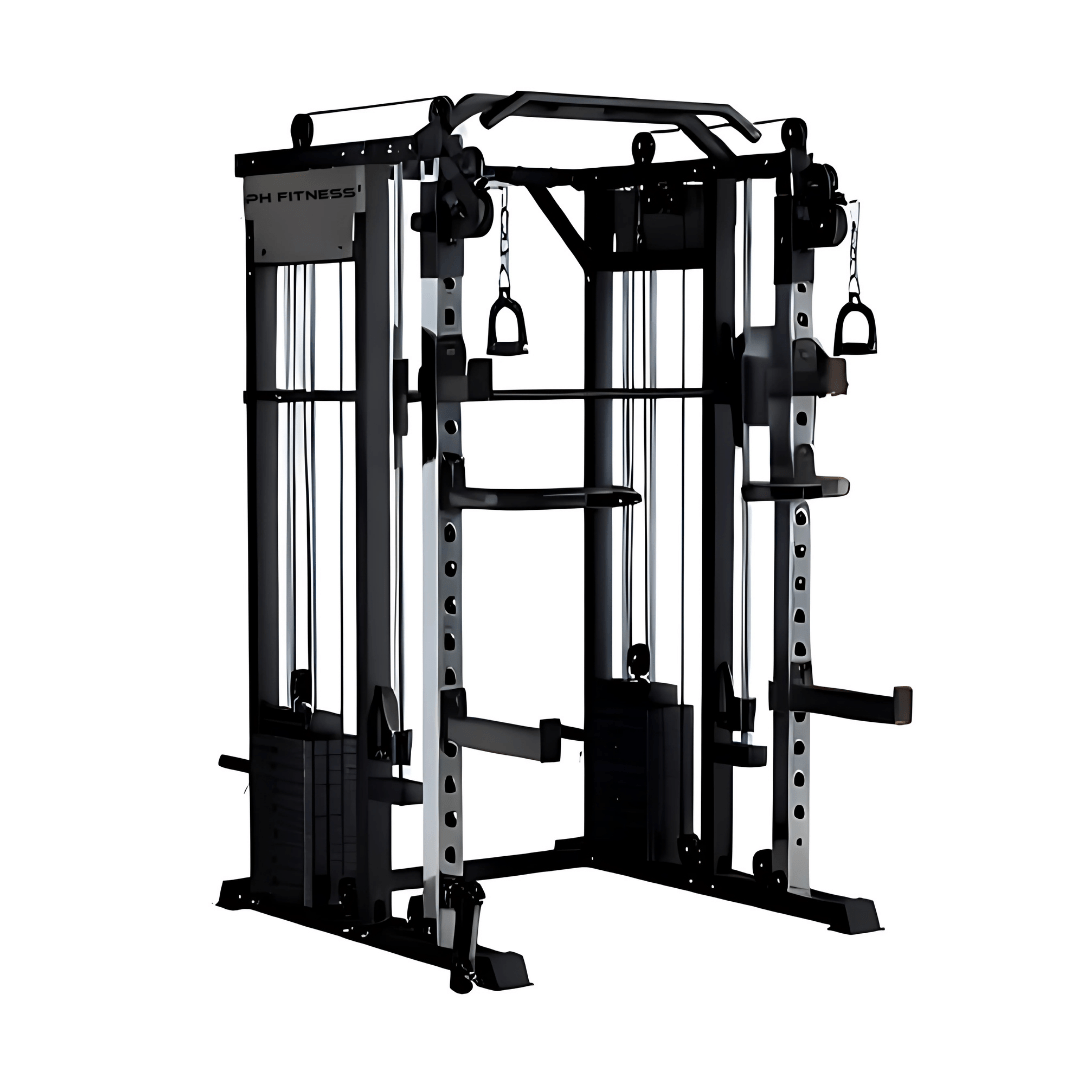 Premium Power Rack met Smith Machine en 160KG Weight Stack - PH Fitness
