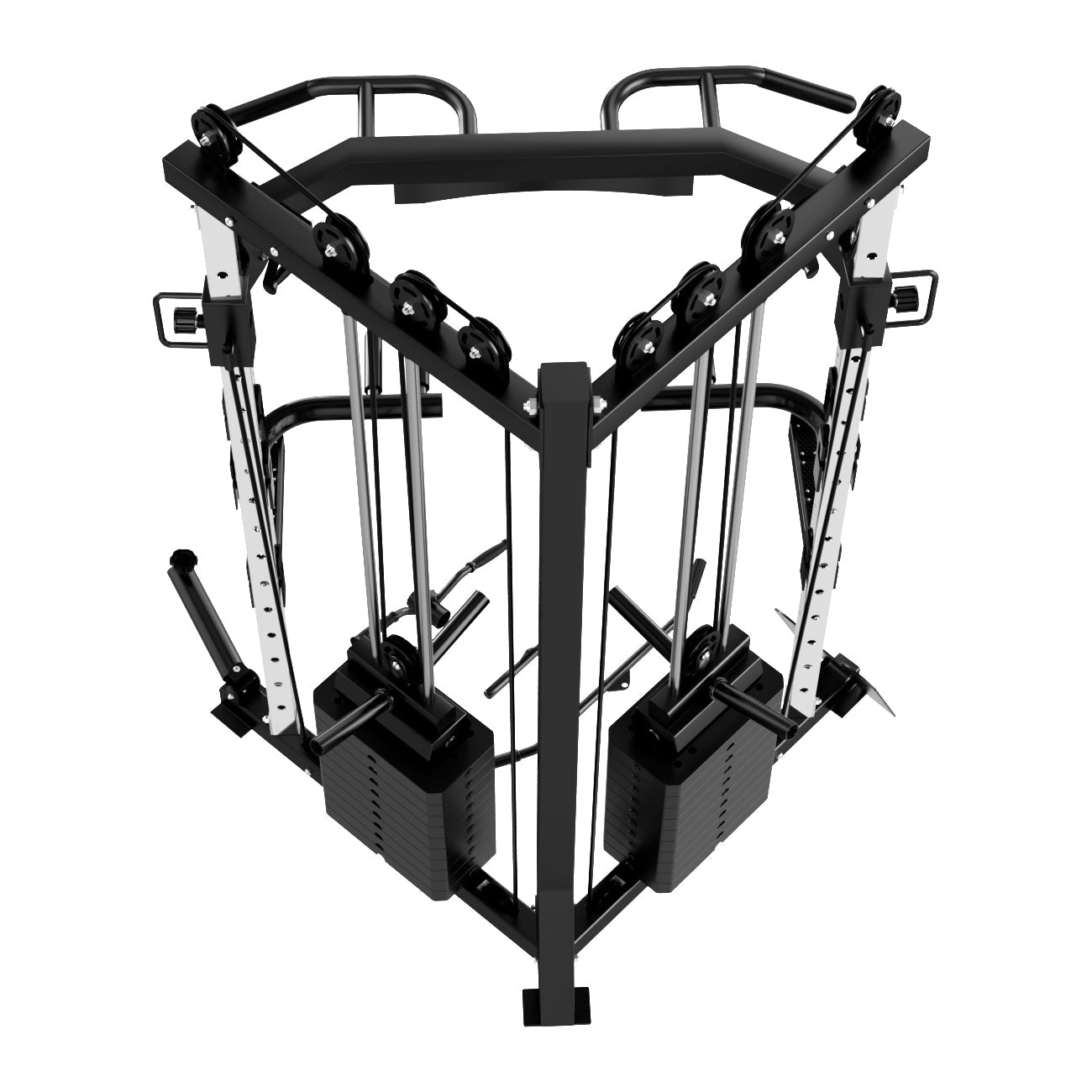 V - Frame Cable Crossover – Dubbele Pulley Krachtstation met 160KG Gewichtstapels - PH Fitness