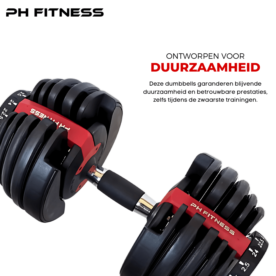 Verstelbare Dumbbells Set 24KG - PH Fitness